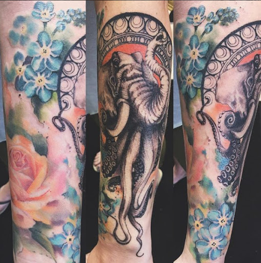 Explore tattoo cover up ideas on hand, creative tattoo ideas in Baldwin, available at Salvation Tattoo