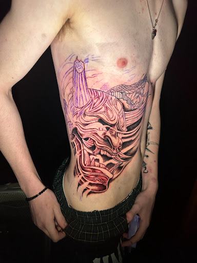 Explore logging tattoo ideas, creative tattoo ideas in Las Vegas, available at Work of Art Tattoo and Piercing