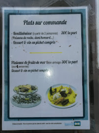 Le Pêcheur à Agde menu