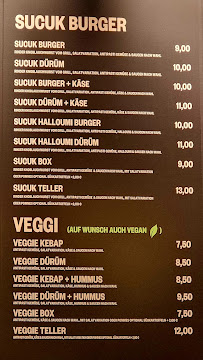 Menu / carte de Station Kitchen à Markt Schwaben