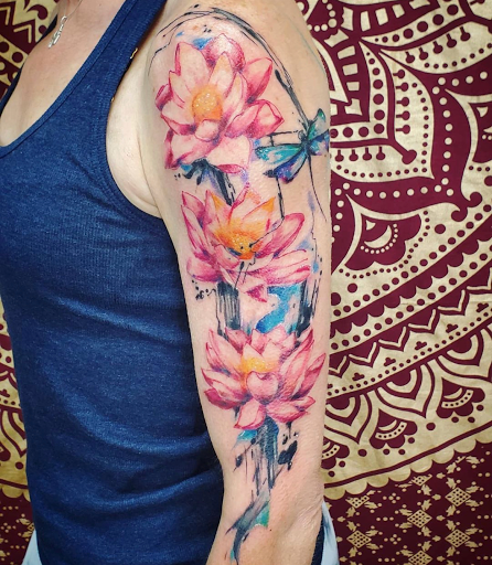 Explore dark romance book tattoo ideas, creative tattoo ideas in Kenosha, available at Kenosha Tattoo Company