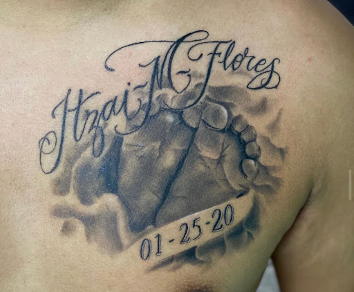 Explore hawaiian flower tattoo ideas, creative tattoo ideas in Fort Wayne, available at Grade A Tattoos and Body Piercing