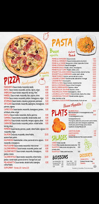 Menu / carte de ITALIAN PAST'N PIZZA à Nice