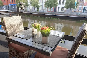 Brasserie - Restaurant de kraanbrug te Mechelen - Boot terras Mediterraanse Keuken - Feestzaal voor grote groepen image