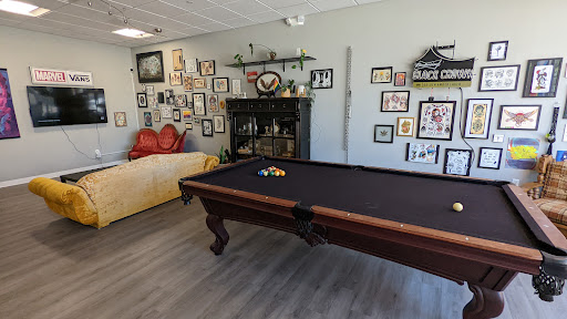 Explore praying mantis tattoo ideas, creative tattoo ideas in Hudson, available at Blvck Rose Tattoo