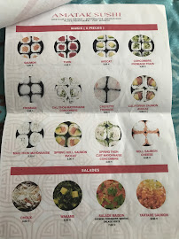 Carte du AMATAK Sushi à Saint-Priest