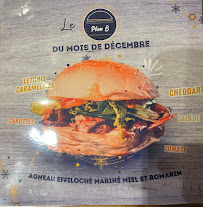 Restaurant Plan B - bar à burgers à Saint-Denis (le menu)