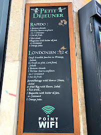 Restaurant français Le Corner à Paris (la carte)