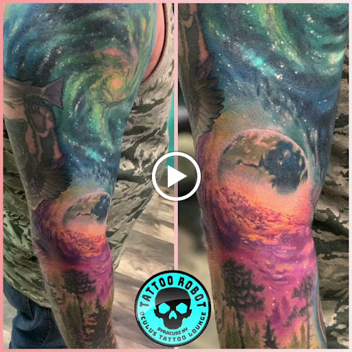 Explore full back tattoo ideas for guys, creative tattoo ideas in Syracuse, available at Oculus Tattoo Lounge