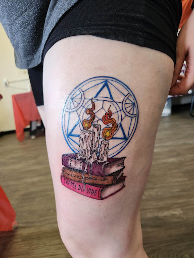 Explore villain tattoo ideas, creative tattoo ideas in Cadillac, available at Warchief Tattoo, LLC