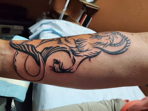 Explore cute boyfriend name tattoo ideas, creative tattoo ideas in San Antonio, available at Buddha Box Studios