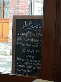A l'Ardoise à Saint-Valery-sur-Somme menu
