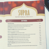 Menu du Rajistan-Supra Restaurant à Melun