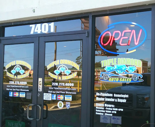 Pawn Shop «Triple Diamond Pawn and Jewelry», reviews and photos, 7401 Washington Ave, Ocean Springs, MS 39564, USA