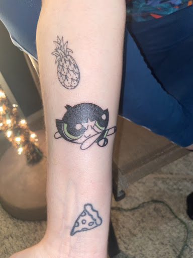 Explore skier tattoo ideas, creative tattoo ideas in Saint Petersburg, available at Ink Godz Tattoos