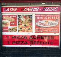 Menu / carte de Pizza Place. à Sarcelles