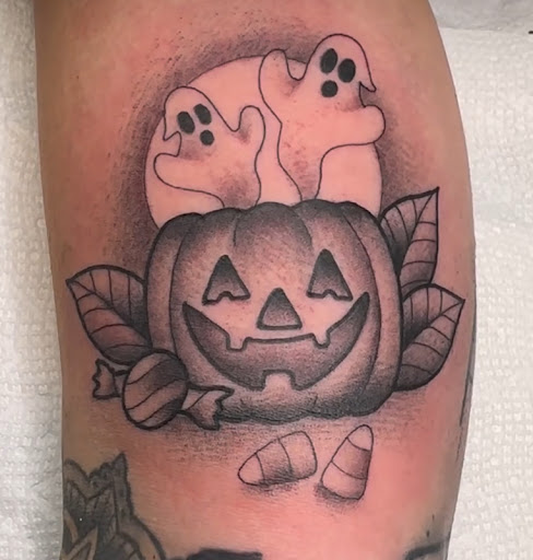 Find christmas tattoo ideas for your next unique tattoo in Worcester at Ideal Americana Tattoo Company