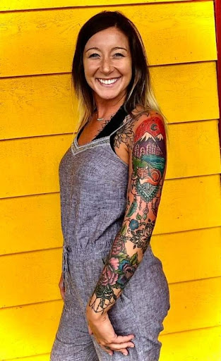 Explore family arm sleeve tattoo ideas, creative tattoo ideas in Minocqua, available at Family Tradition Tattoo Co.