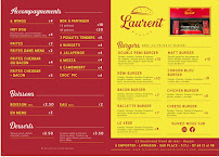 Menu / carte de Laurent Burger à Royan