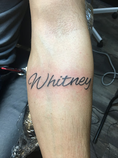 Explore hell hound tattoo ideas, creative tattoo ideas in Warner Robins, available at Untold Pain Tattoo Studio