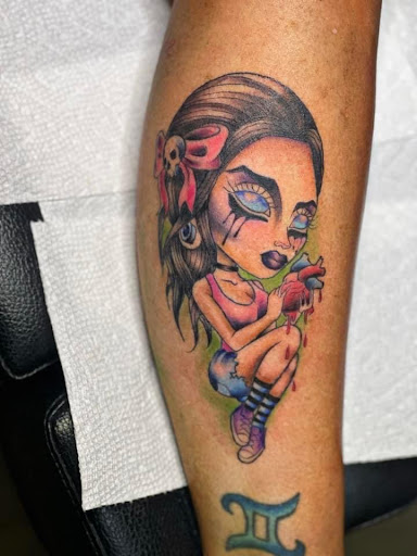 Explore lip tattoo ideas for men, creative tattoo ideas in Pontotoc, available at Pale Horse Tattoos, LLC