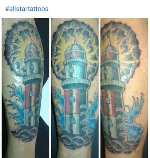 Explore tattoo ideas space liquid tattoo, creative tattoo ideas in Hialeah, available at Allstar Tattoo & Body piercing