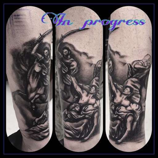 Explore houston texas tattoo ideas, creative tattoo ideas in Copperas Cove, available at Black Moon Tattoo Company