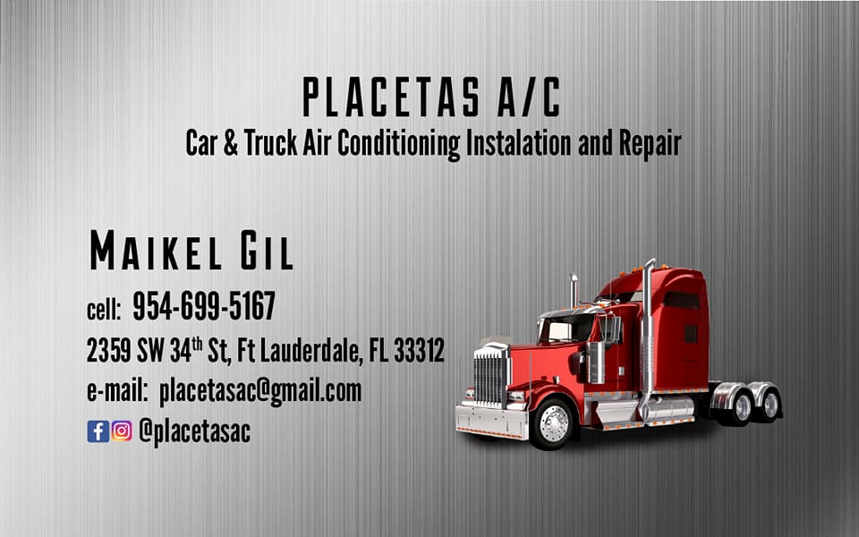 PLACETAS AC Cars And Semi Trucks air conditioning repairs