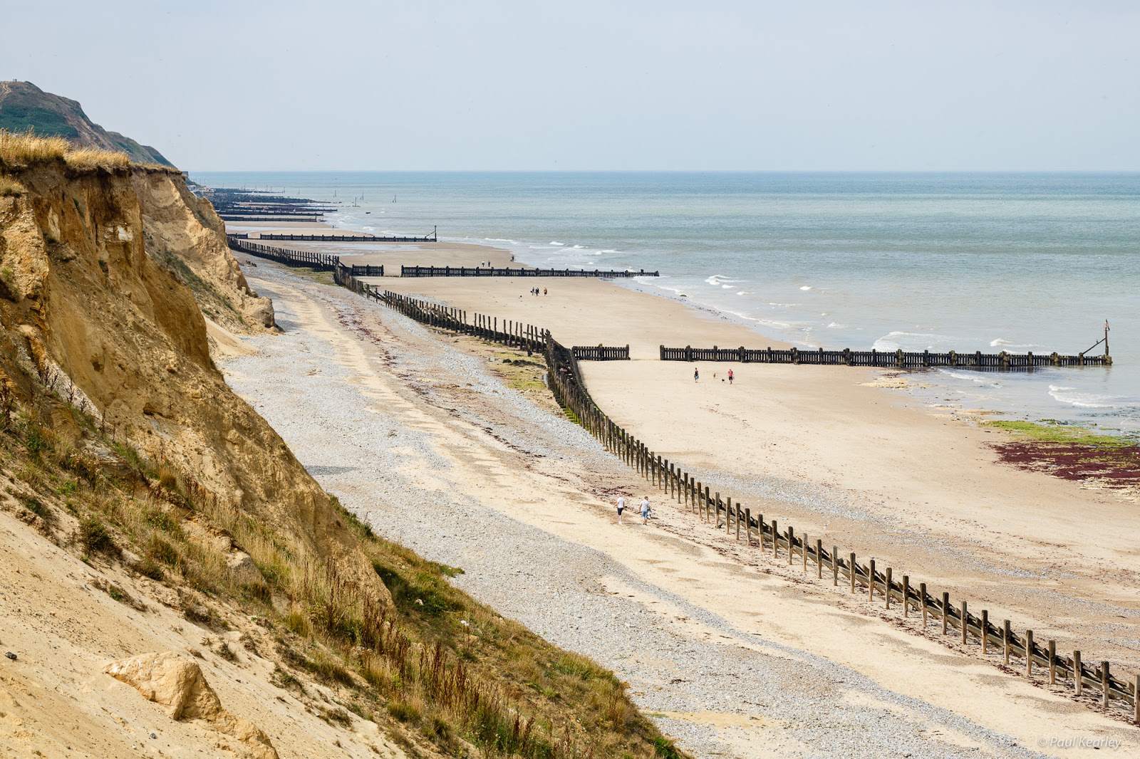 West Runton Beach的照片 带有碧绿色纯水表面