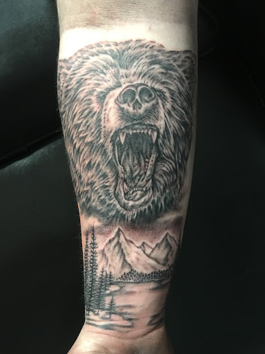 Explore word tattoo ideas for guys, creative tattoo ideas in Alamosa, available at Ink Pusher