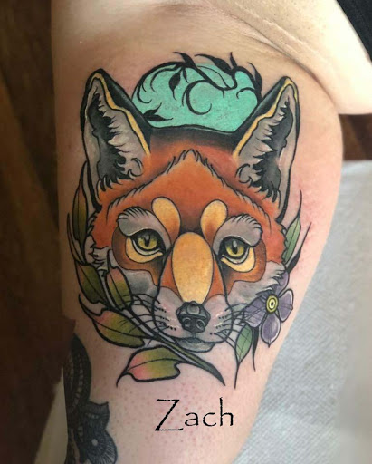 Explore hunting tattoo sleeve ideas, creative tattoo ideas in Sanford, available at Venom Ink Tattoo