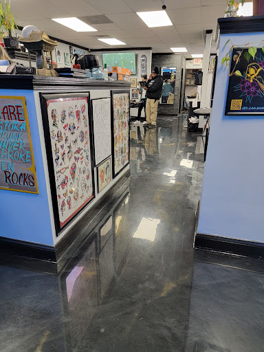 Explore leatherface tattoo ideas, creative tattoo ideas in Stockbridge, available at Black Rose Tattoo Collective