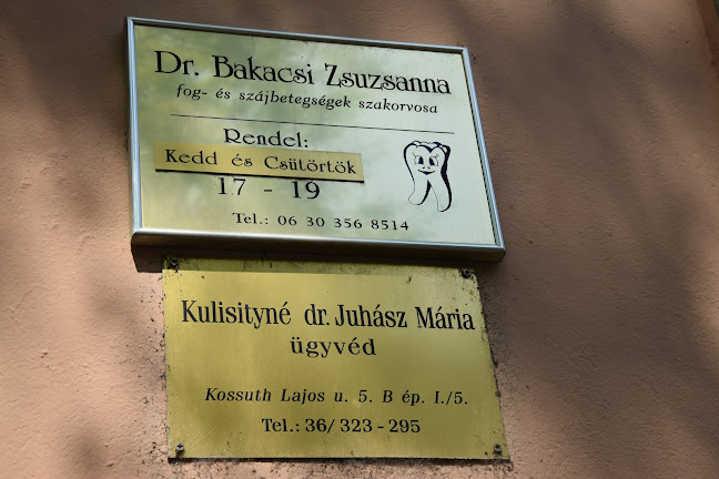 Értékelések erről a helyről: Dr. Bakacsi Zsuzsanna, Eger - Fogászat