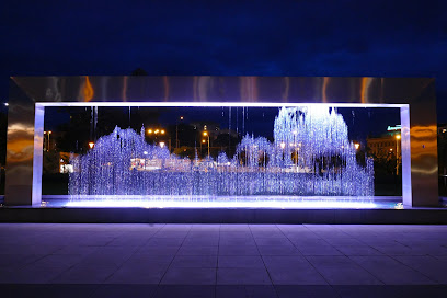 Světelná fontána u Janáčkova divadla