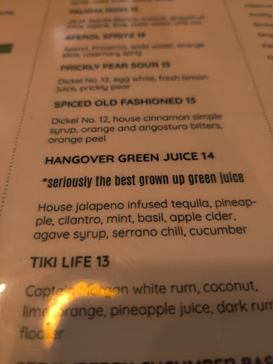 The Hangover Green Juice was a lot better than expected!