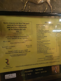 Restaurant de viande L'Entrecôte à Lyon - menu / carte