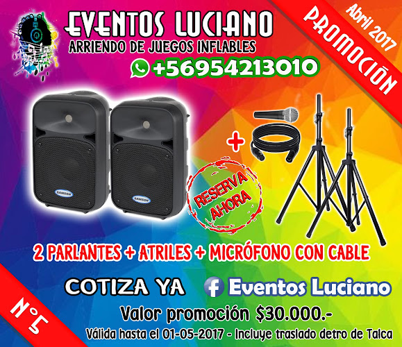 Eventos Luciano Talca - Villa Alegre