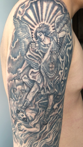 Explore male forearm tattoos ideas, creative tattoo ideas in San Angelo, available at A1 Tattoos and Piercings