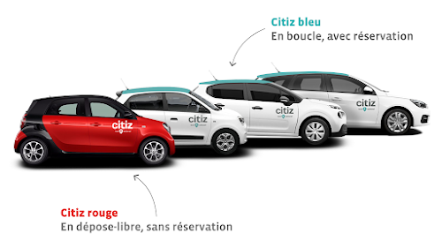 Agence de location de voitures Citiz Alpes Loire Grenoble