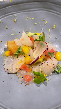 Ceviche du Restaurant de spécialités à base de poisson-pêcheur Le Mathurin du bateau à l'assiette à Saint-Valery-sur-Somme - n°2