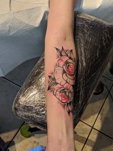 Explore radiohead tattoo ideas, creative tattoo ideas in Omak, available at Eight of Hearts Tattoo Parlor