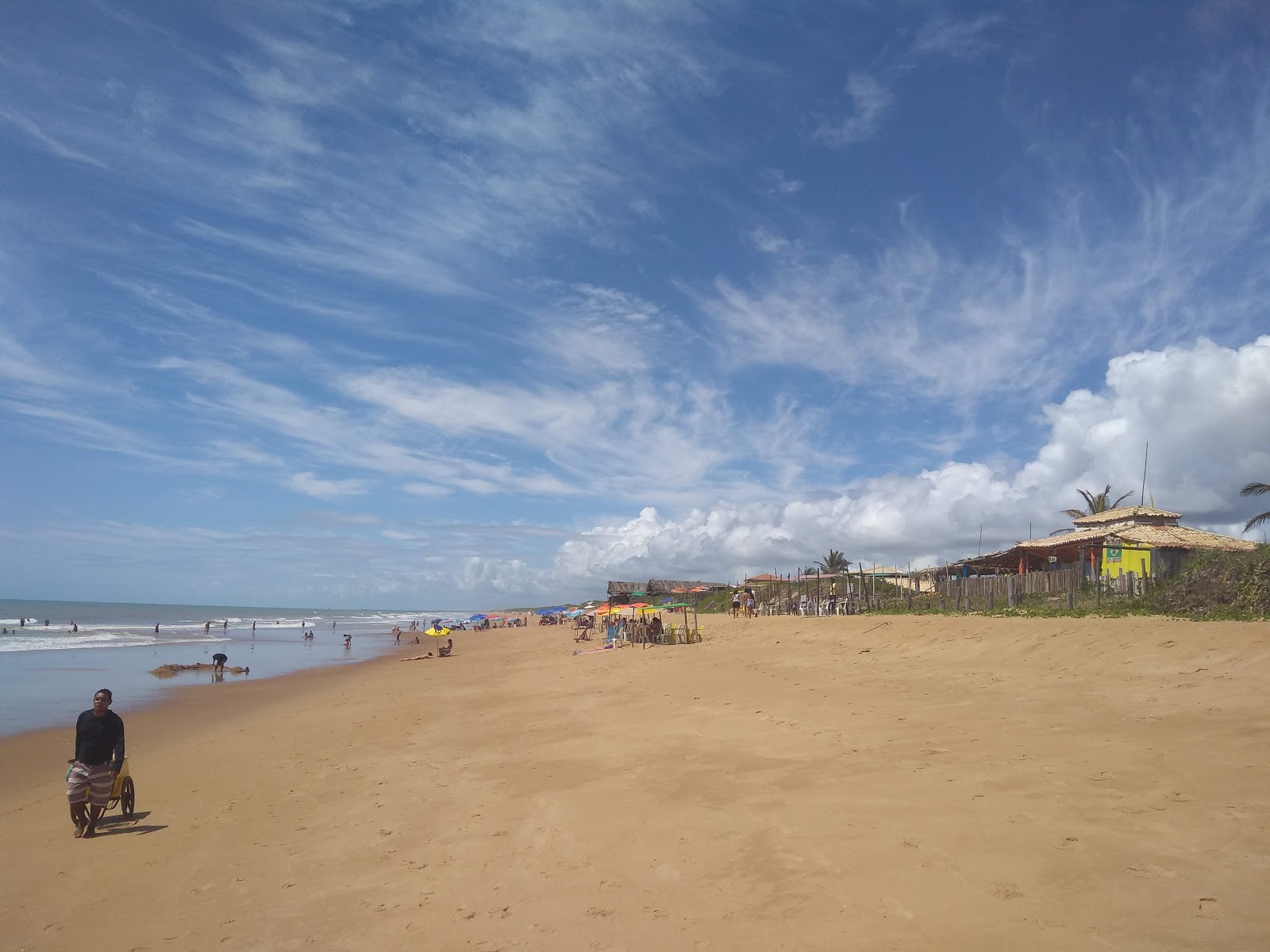 Foto von Itaunas Strand und die siedlung