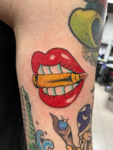 Explore small bum tattoo ideas for females, creative tattoo ideas in Sarasota, available at SEVEN SINS Tattoo Studio