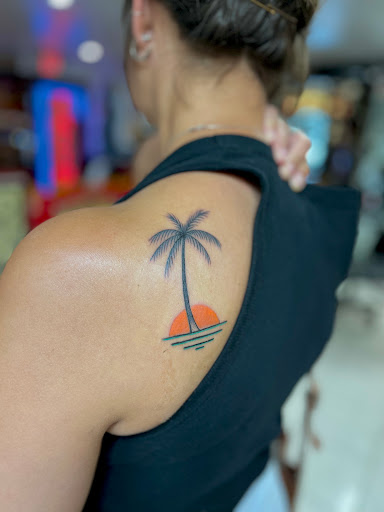 Explore tattoo cross ideas, creative tattoo ideas in Honolulu, available at Sacred Art Tattoo Waikiki