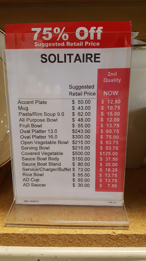 Outlet Store «Lenox Factory Outlet», reviews and photos, 402 E Main St, Mt Pleasant, PA 15666, USA