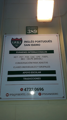 IPSI Inglés Portugués San Isidro