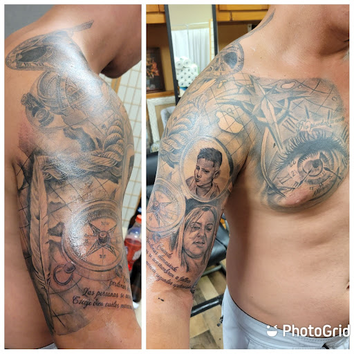 Explore firefighter tattoo ideas for guys, creative tattoo ideas in Round Rock, available at Beto Tats