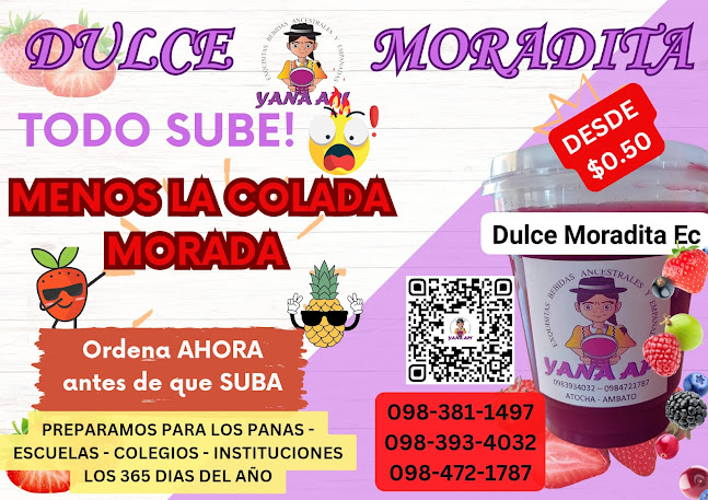 COLADA MORADA-DULCE MORADITA EC - YANA API - Restaurante