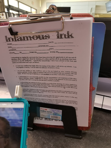 Tattoo Shop «Infamous Ink Tattoo and Piercing», reviews and photos, 410 Four Seasons Blvd #202e, Greensboro, NC 27407, USA