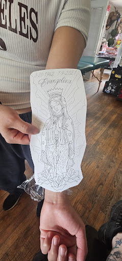 Explore abstract tattoo ideas, creative tattoo ideas in Milford, available at Golden Hammer Tattoo Studios